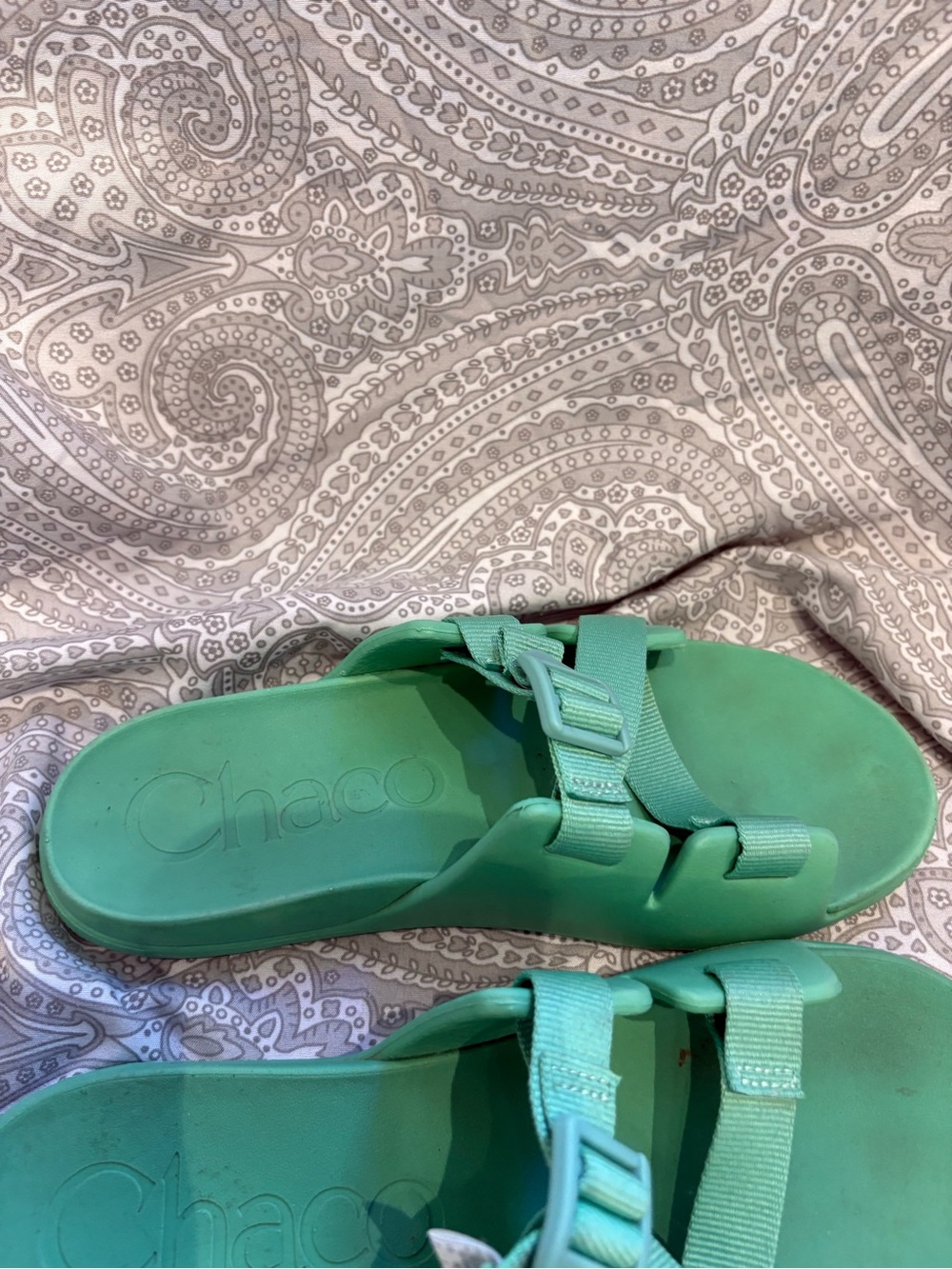 Chaco Women's Teal Slide Sandals